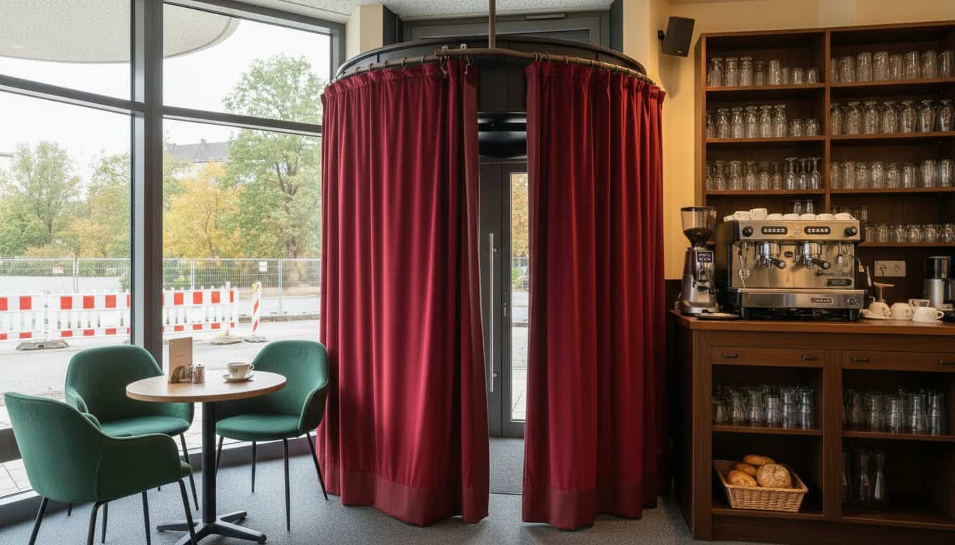 Thermovorhang in der Gastronomie